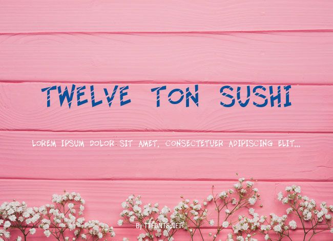 Twelve Ton Sushi example